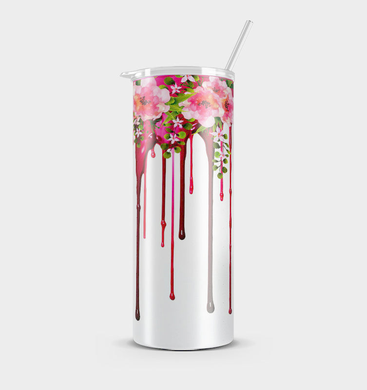 Dripping Floral Canvas