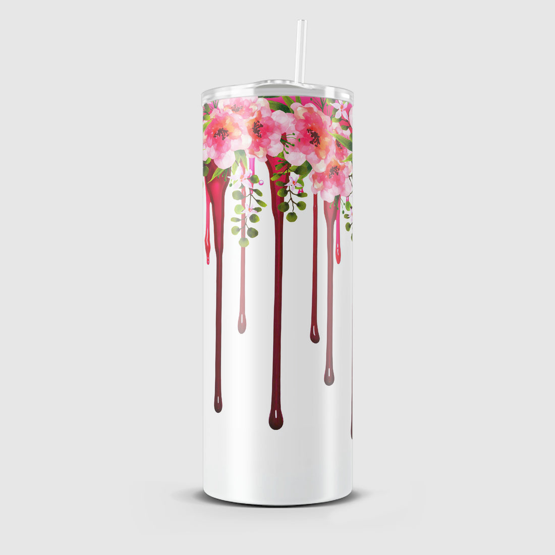 Dripping Floral Canvas