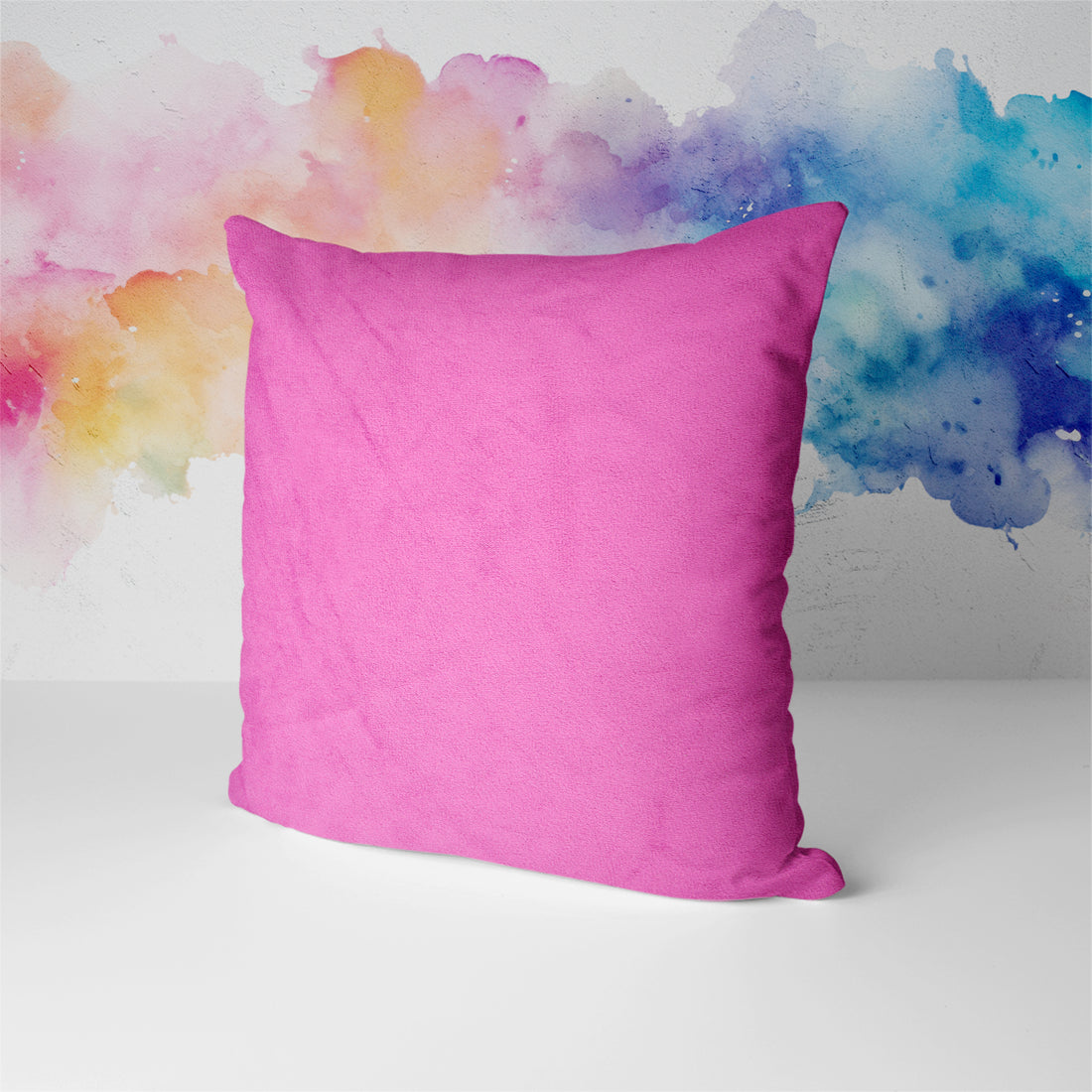 Plush velvet cushion-Pink