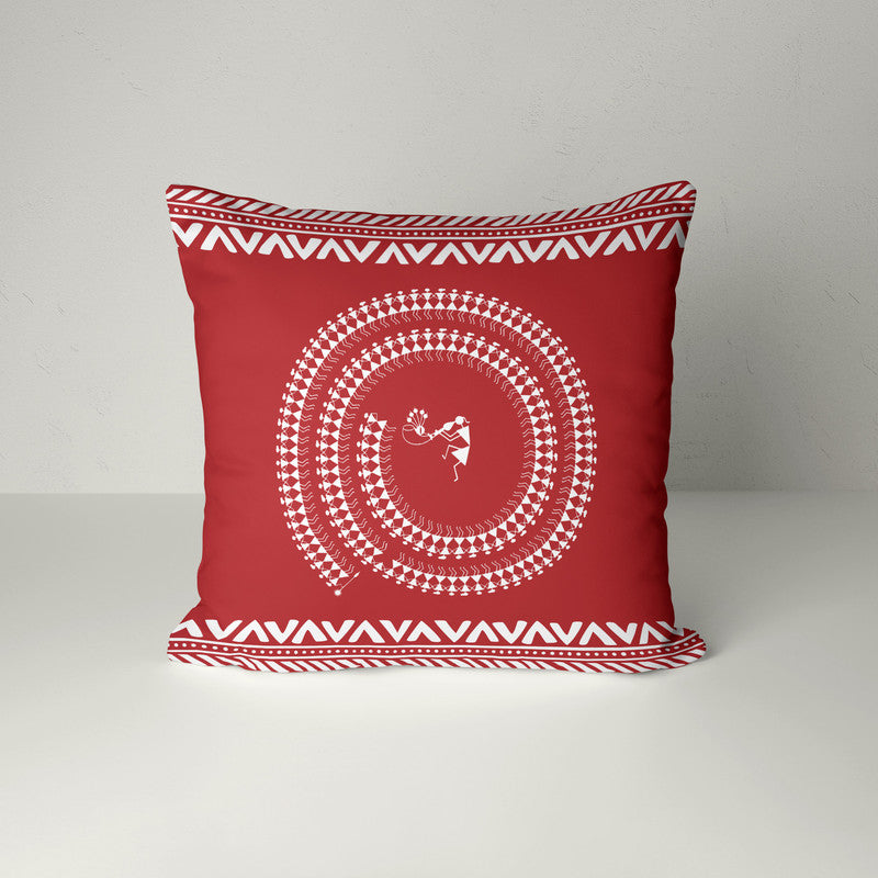 Traditional Warli Tapestry 12x12 Inch