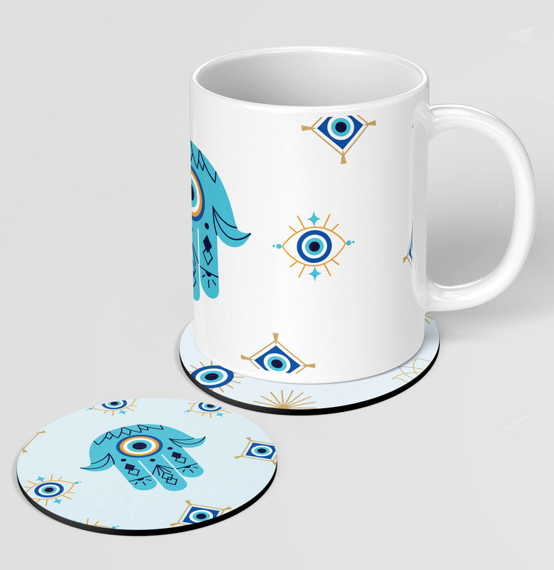 Evil-Eye 2 Mug + Coaster