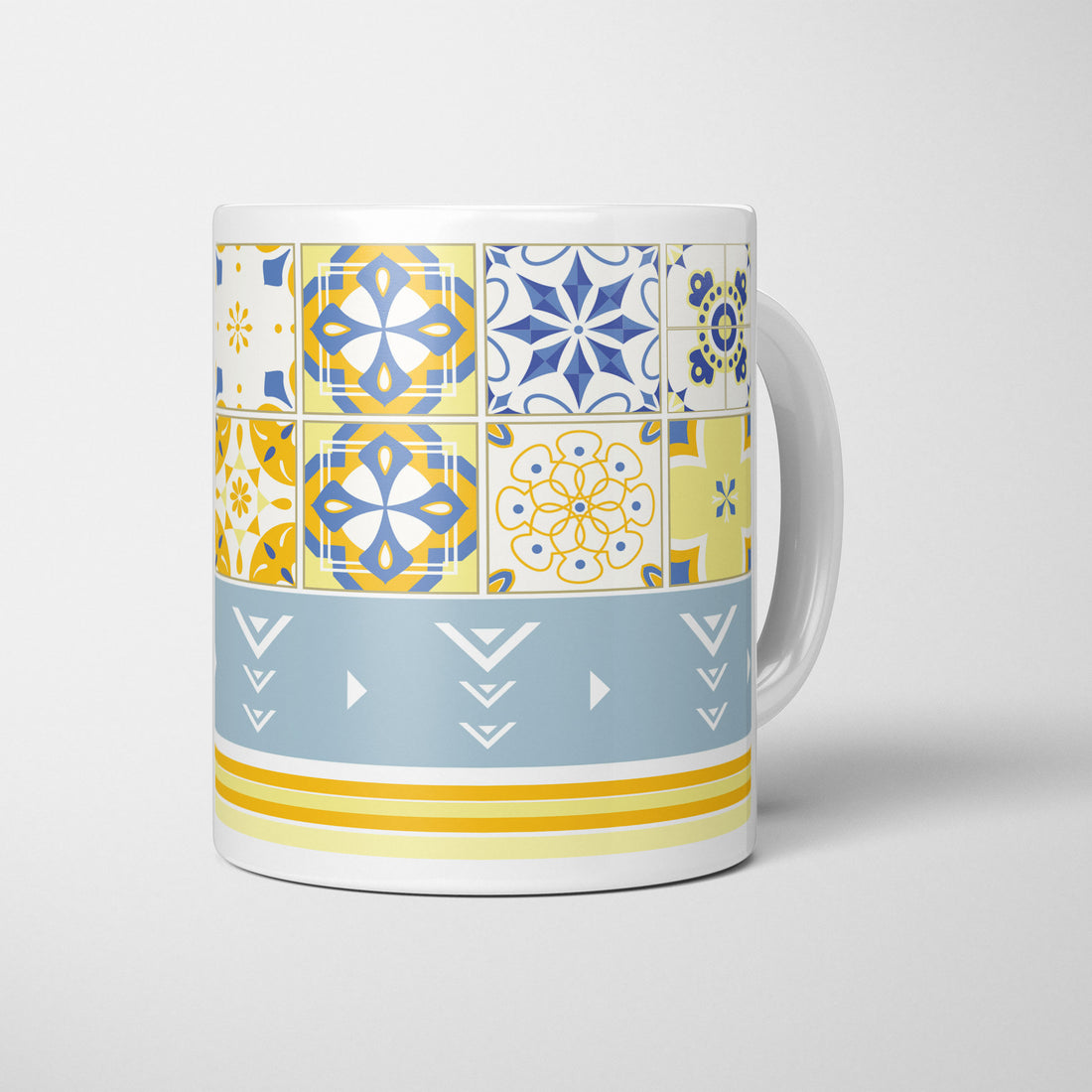 Moroccan Pattern Mug + Coaster