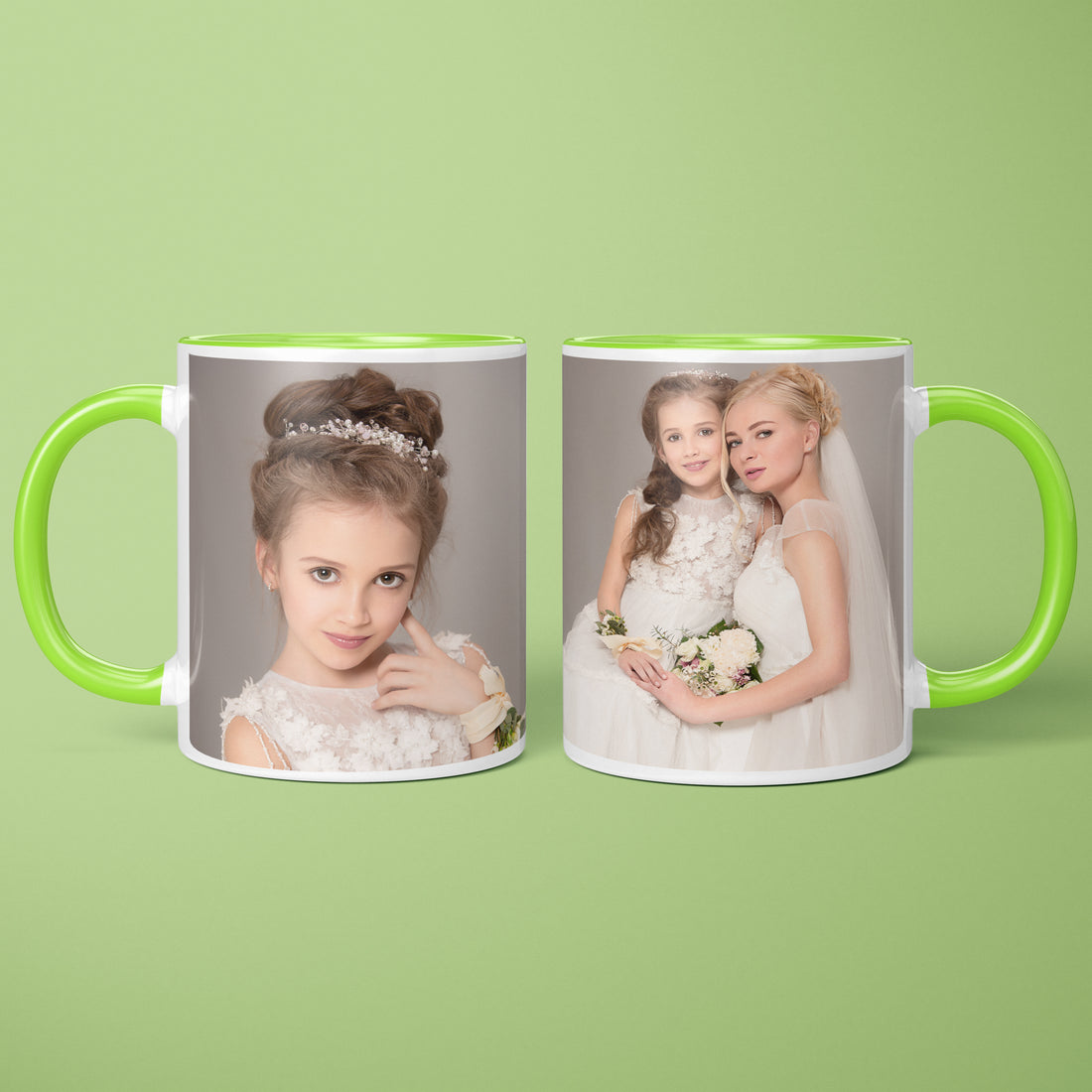 Trio Tint Classic Mug - Lime Green